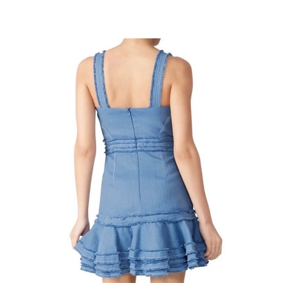 Alexis Judith Linen Mini Ruffle Dress - Picture 2 of 5